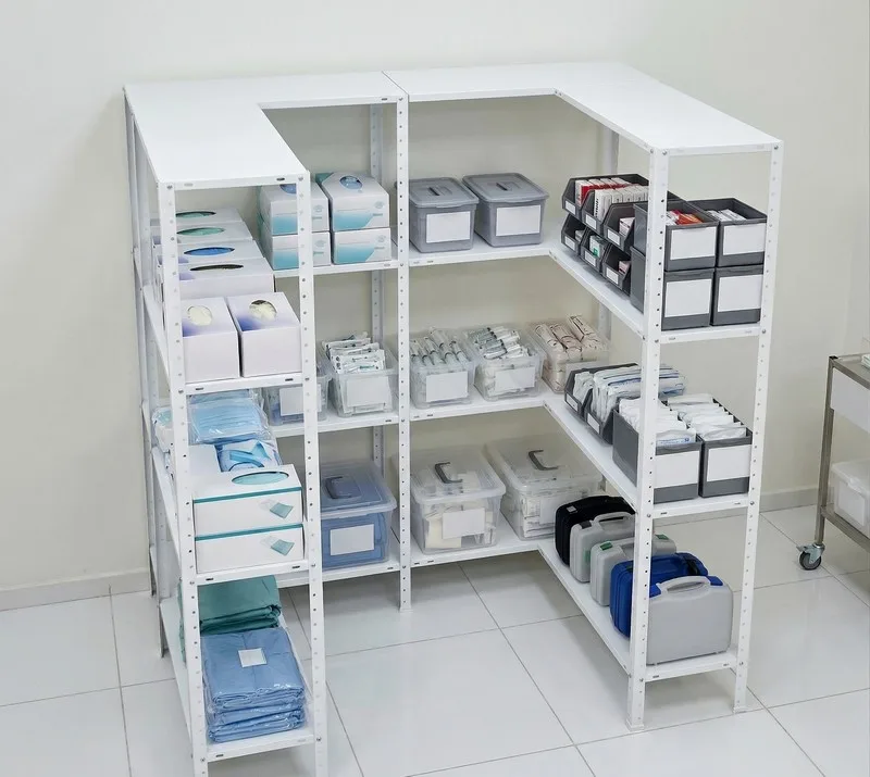 פתרונות אחסון לציוד רפואי