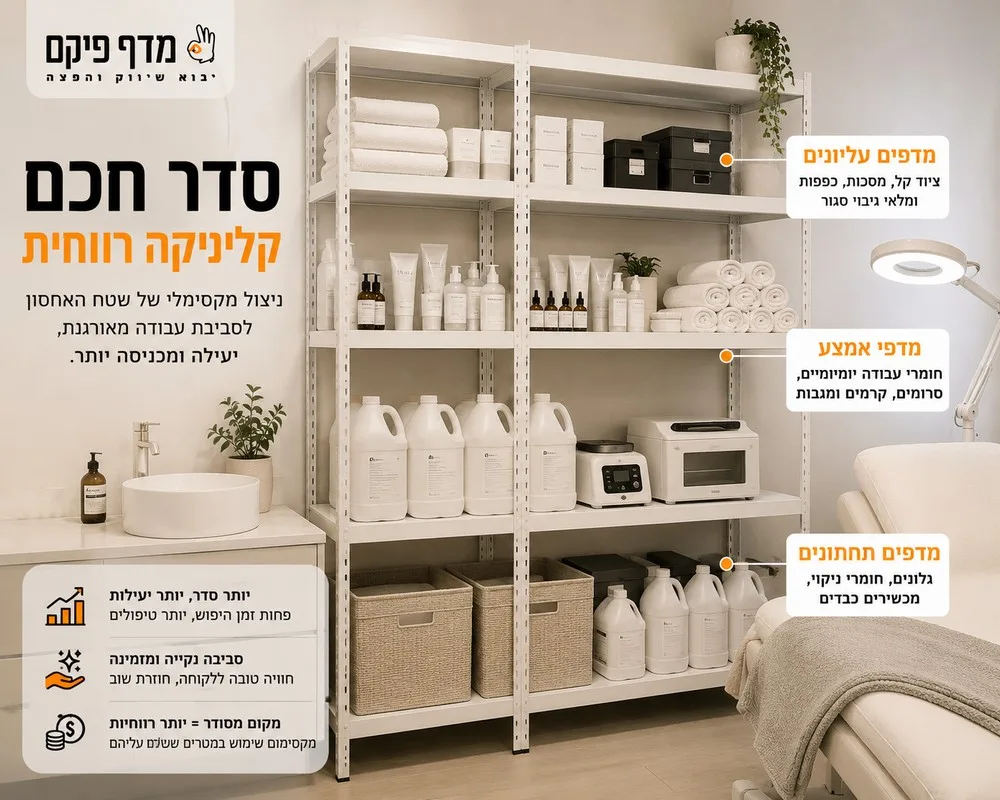 מדפים לקליניקה