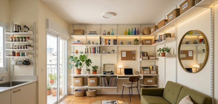 אחסון חכם בדירות קטנות: איך להפוך כל מטר רבוע למרחב אחסון יעיל