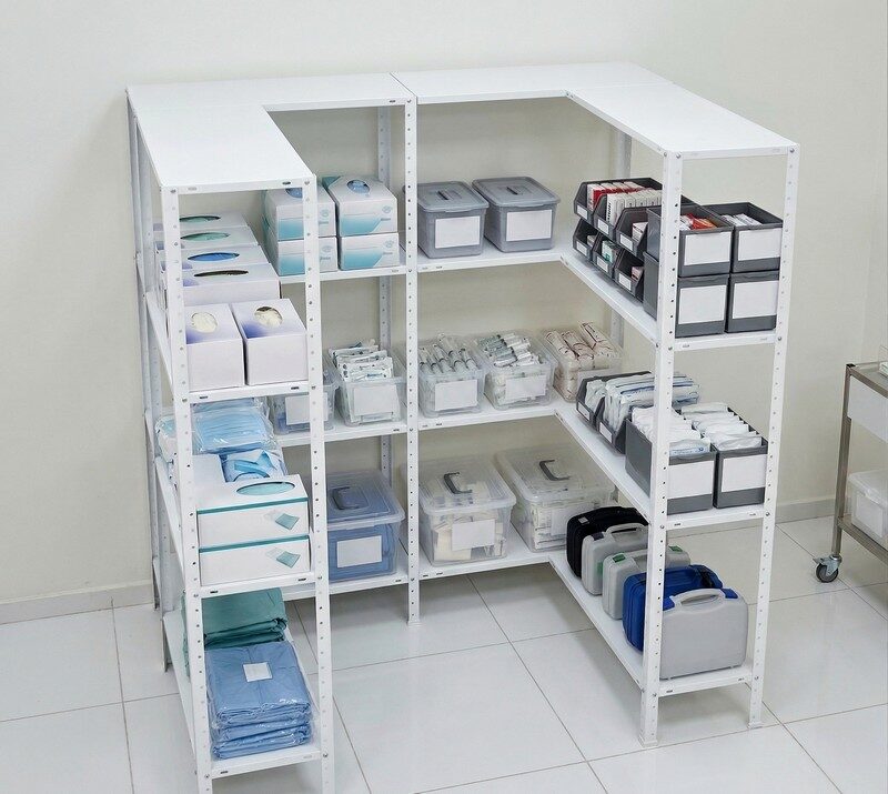 פתרונות אחסון לציוד רפואי – עמידות, סדר ונגישות בסביבה מקצועית